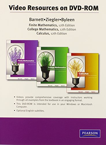 Videos on DVD-ROM for Barnett Series