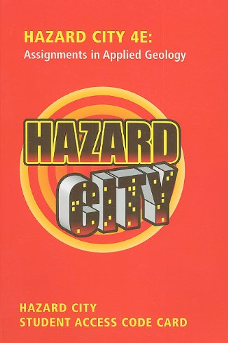 Student Access Code Card for Premium Website for Hazard City (4th Edition)