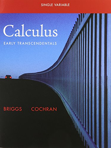 Calculus: Early Transcendentals; Single Variable