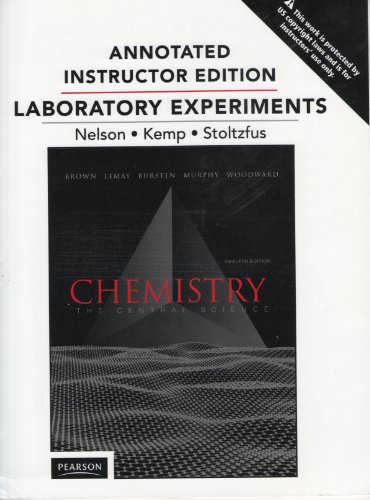 Chemistry the General Science Laboratory Experiments (Annotated Instructor Edition)