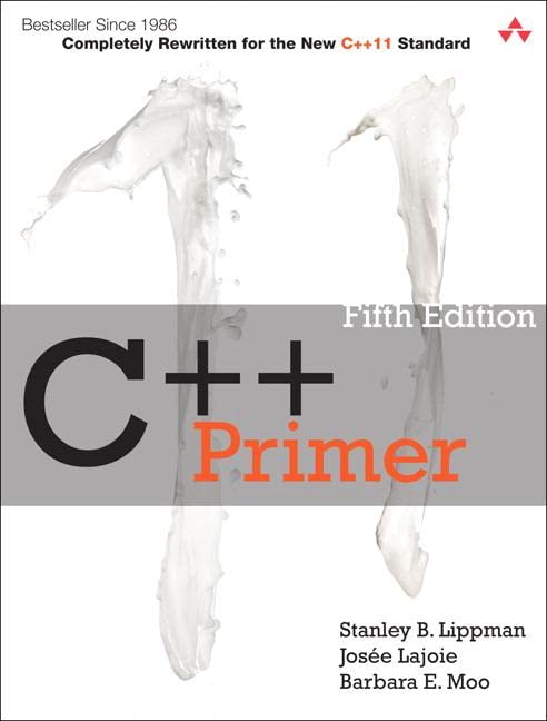 Book Cover C++ Primer (5th Edition)