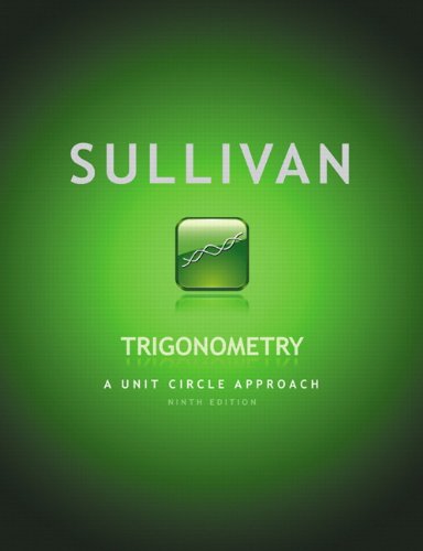 Book Cover Trigonometry: A Unit Circle Approach