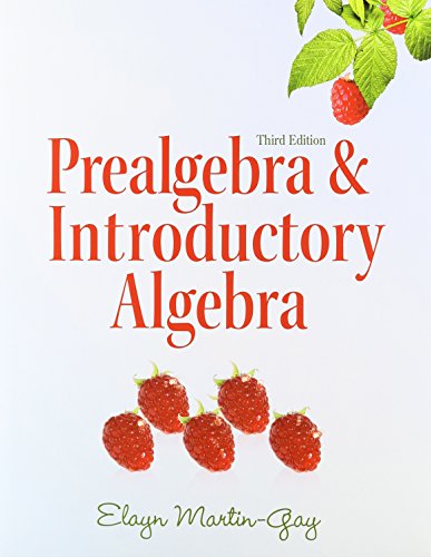 Prealgebra & Introductory Algebra with MathXL (24-month access) (3rd Edition)