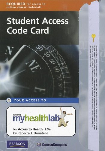 NEW MyHealthLab with Pearson eText -- Standalone Access Card -- for Access to Health (12th Edition)