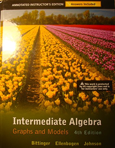 Intermediate Algebra: Graphs & Models