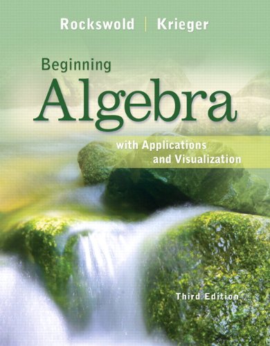 Beginning Algebra with Applications and Visualization Plus MyMathLab -- Access Card Package (3rd Edition)
