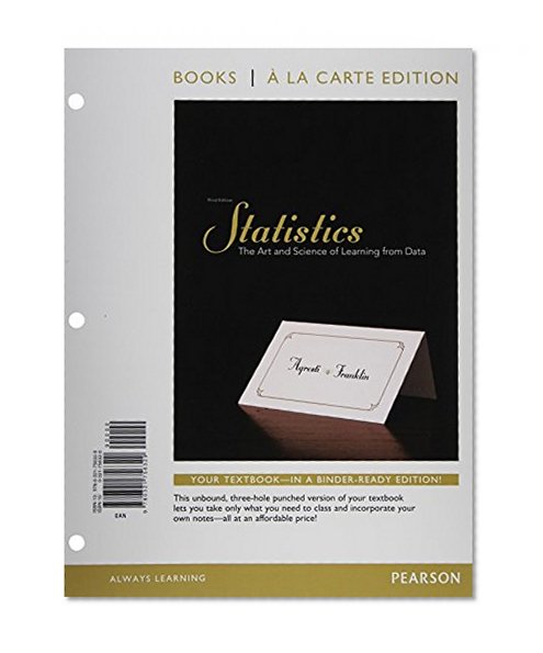 Statistics, Books a la Carte Edition plus NEW MyStatLab with Pearson eText-- Access Card Package