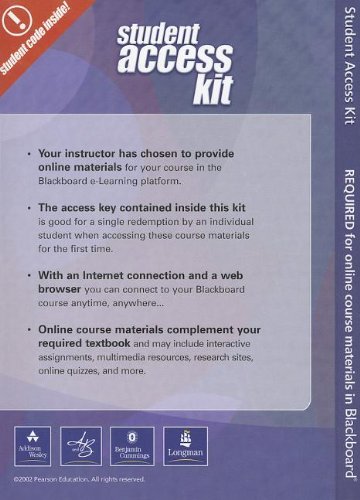 BlackBoard -- Access Card -- for Essentials of Geology