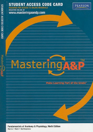 MasteringA&P -- Standalone Access Card -- for Fundamentals of Anatomy & Physiology