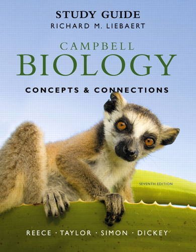 Book Cover Study Guide for Campbell Biology: Concepts & Connections
