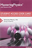 MasteringPhysics -- Standalone Access Card -- for University Physics (13th Edition) (Mastering Physics (Access Codes))