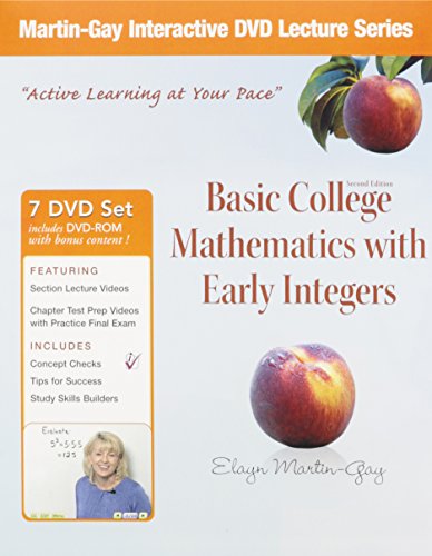 Interactive DVD Lecture Series (Standalone) for Basic College Math with Early Integers (Martin-Gay Developmental Math Series)