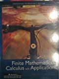 Finite Mathematics And Calculus With Applications (Annotated Instructors Edition)