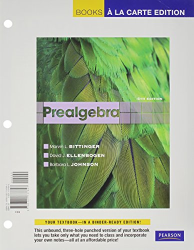 Prealgebra, Books a la Carte Plus MML/MSL Student Access Code Card (for ad hoc valuepacks) (6th Edition)