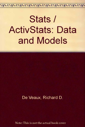 Stats / ActivStats: Data and Models