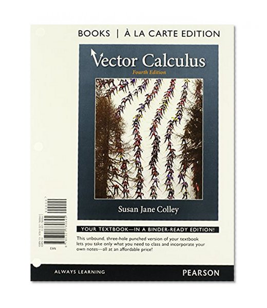 Vector Calculus, Books a la Carte Edition (4th Edition)