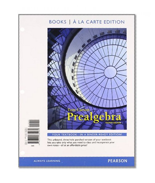 Prealgebra, Books a la Carte Edition (4th Edition)
