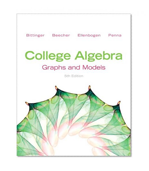 Book Cover College Algebra: Graphs and Models (5th Edition)