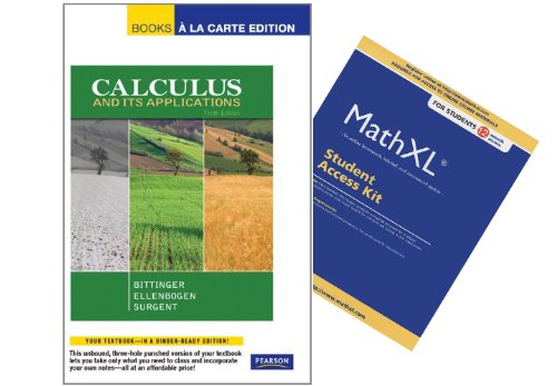 Calculus and Its Applications with MathXL (12-month access) (10th Edition)