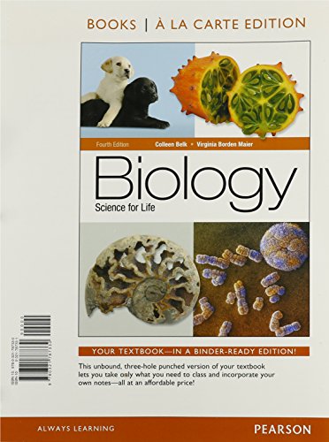 Biology: Science for Life, Books a la Carte Edition (4th Edition)