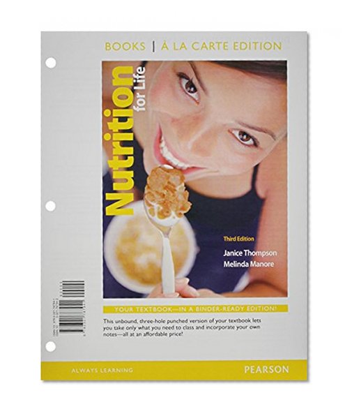 Nutrition for Life, Books a la Carte Plus MyDietAnalysis (3rd Edition)