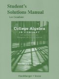 Student's Solutions Manual for College Algebra in Context