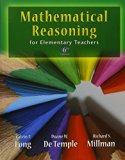 Mathematical Reasoning for Elementary School Teachers with Activities (6th Edition)