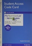 NEW MyNutritionLab with MyDietAnalysis with Pearson eText -- Standalone Access Card -- for Nutrition for Life (3rd Edition)