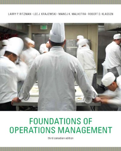 Foundations of Operations Management, Third Canadian Edition with MyOMLab (3rd Edition)