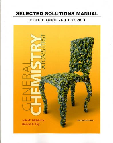 Book Cover Student Solutions Manual for General Chemistry: Atoms First