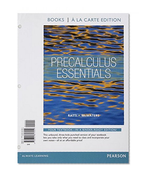 Precalculus Essentials, Books a la Carte Edition
