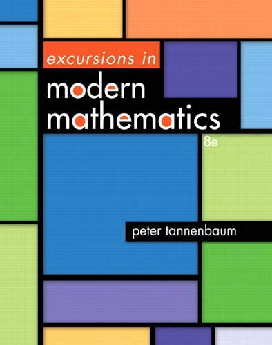 Book Cover Excursions in Modern Mathematics (8th Edition)