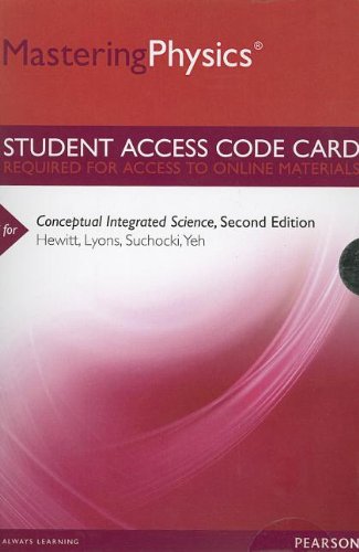 MasteringPhysics -- Standalone Access Card -- for Conceptual Integrated Science