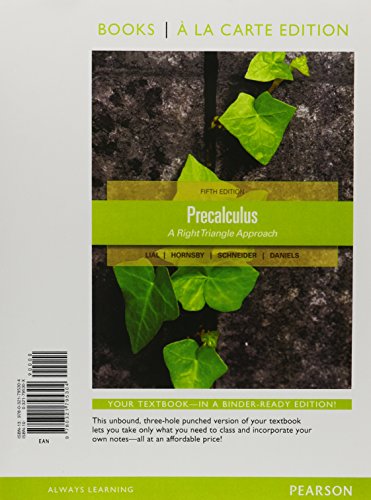 Precalculus, Books a la Carte Edition Plus NEW MyMathLab with Pearson eText -- Access Card Package (5th Edition)