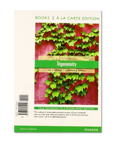 Trigonometry, Books a la Carte Edition Plus NEW MyMathLab with Pearson eText -- Access Card Package (10th Edition)