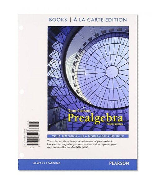 Prealgebra, Books a la Carte Edition Plus NEW MyMathLab with Pearson eText -- Access Card Package (4th Edition)