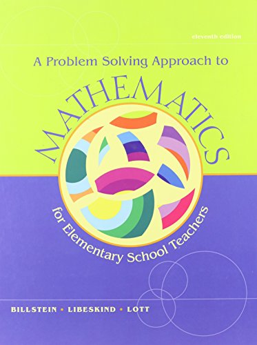 Mathematics Activities for Elementary School Teachers, Problem Solving Approach to Mathematics, and MyMathLab -- Valuepack Access Card (11th Edition)