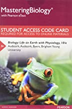 MasteringBiology without Pearson eText for with MasteringBiology Virtual Lab Full Suite -- Standalone Access Card -- for Biology: Life on Earth with Physiology (10th Edition)