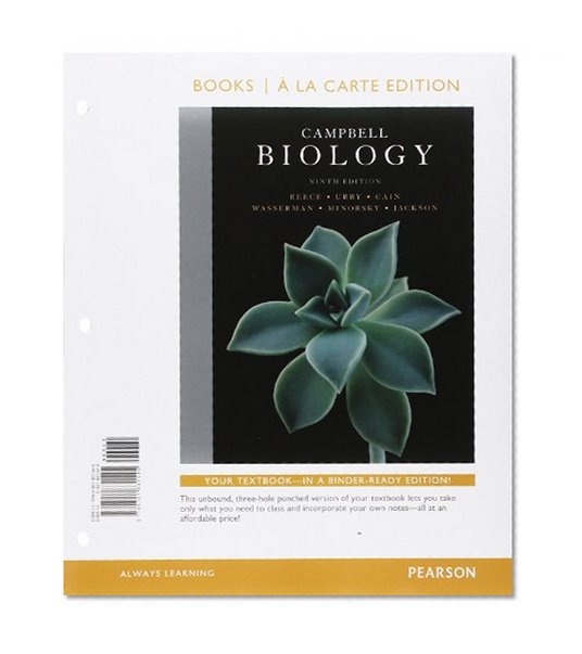 Campbell Biology, Books a la Carte Plus MasteringBiologyÂ® (9th Edition)