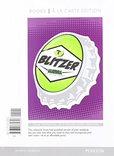 Algebra for College Students, Books a la Carte Edition Plus MyMathLab -- Access Card Package (7th Edition)