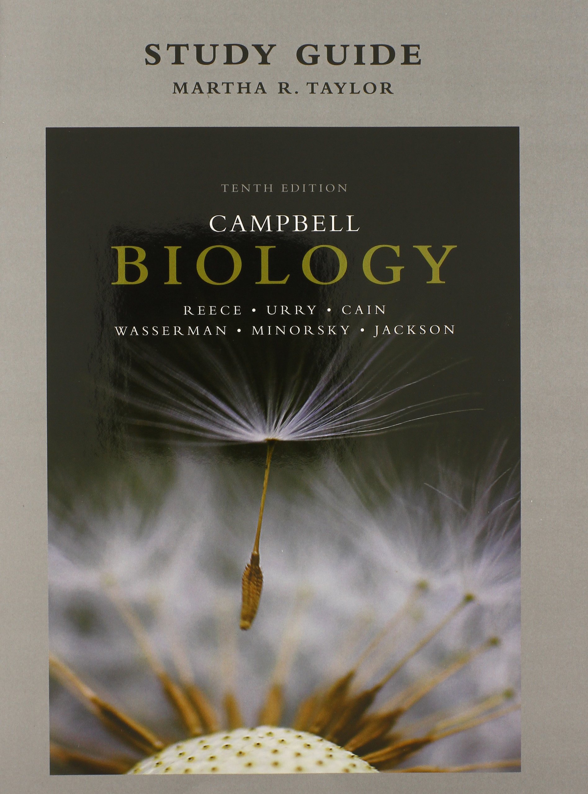 Book Cover Study Guide for Campbell Biology (Campbell Biology Series)