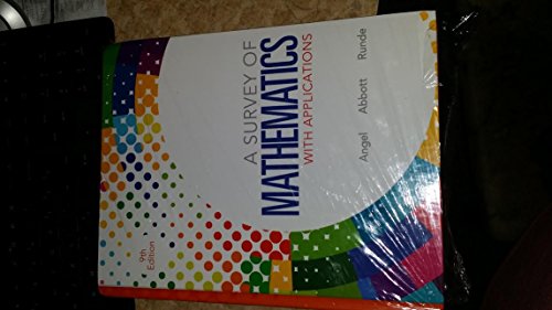Survey of Mathematics with Applications, A, Plus NEW MyMathLab with Pearson eText -- Access Card Package (9th Edition)