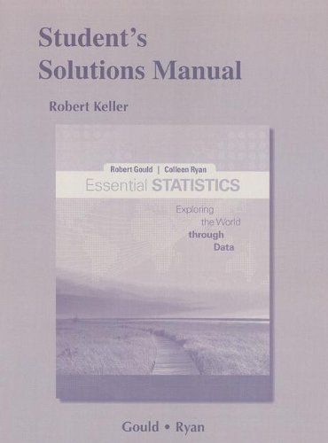 Student's Solutions Manual for Essential Statistics