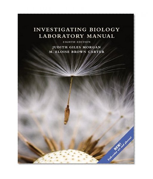 Book Cover Investigating Biology Laboratory Manual