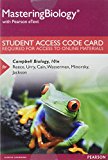 Mastering Biology with Pearson eText -- Standalone Access Card -- for Campbell Biology (10th Edition)