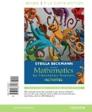 Mathematics for Elementary Teachers with Activities, Books a la carte edition (4th Edition)