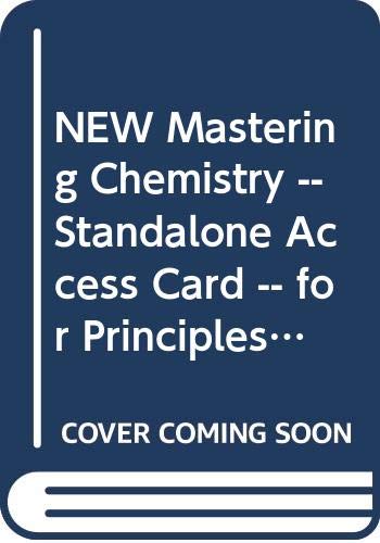 New MasteringChemistry -- Standalone Access Card -- for Principles of Chemistry: A Molecular Approach