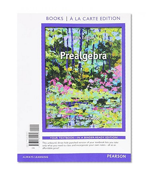 Prealgebra, Books a la Carte Edition (5th Edition)