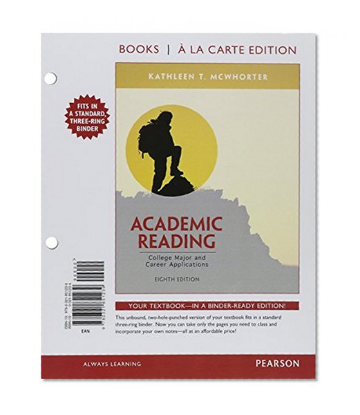 Academic Reading, Books a la Carte Plus NEW MyReadingLab with eText -- Access Card Package (8th Edition)