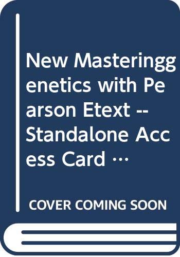 Modified MasteringGenetics with Pearson eText -- Standalone Access Card -- for Essentials of Genetics (8th Edition)